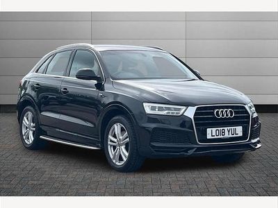 Used Audi Q3 S-Line 150 HP (110 kW) 2018 Black SUV