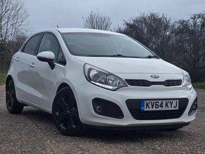 Used Kia Rio 2014 White Hatchback