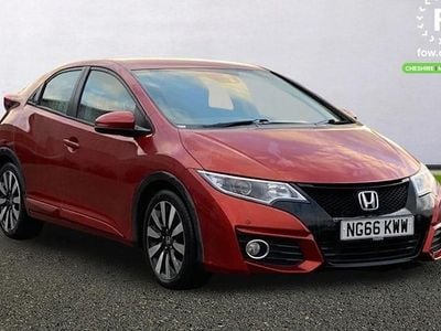Red Used 2016 Honda Civic SE Plus Hatchback | £12,899 (Fair price)