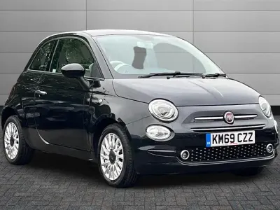 Used Fiat 500 Lounge 69 HP (50 kW) 2019 Black Hatchback