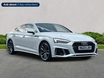 Used Audi A5 Sportback S-Line 163 HP (119 kW) 2023 White Hatchback