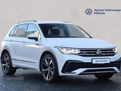 White Used 2022 VW Tiguan R-line SUV | £28,250 (Fair price)