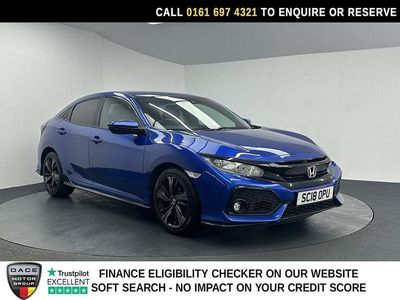 Used Honda Civic Sport 182 HP (133 kW) 2018 Blue Hatchback
