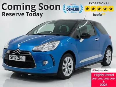 Used Citroën DS3 90 HP (66 kW) 2012 Blue Hatchback