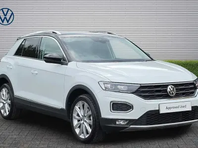 Used VW T-Roc SEL 150 HP (110 kW) 2019 White SUV