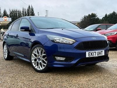 Used Ford Focus ST-Line 150 HP (110 kW) 2017 Blue Hatchback
