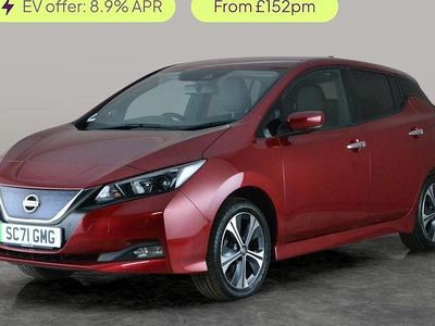 Used Nissan Leaf N-Connecta 160 kW (218 HP) 2021 Red Hatchback
