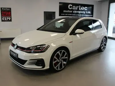 Used VW Golf VII GTI 245 HP (180 kW) 2019 White Hatchback