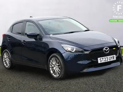 Used Mazda 2 Exclusive-Line 116 HP (85 kW) 2023 Blue Hatchback