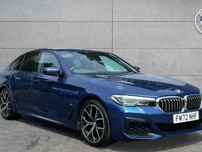 Used BMW 520 M Sport 181 HP (133 kW) 2023 Blue Sedan