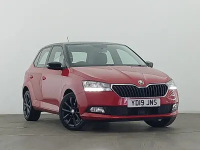 Used Skoda Fabia Colour Edition 95 HP (69 kW) 2019 Red Hatchback