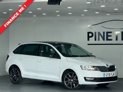 Used Skoda Rapid Sport 110 HP (80 kW) 2018 White Hatchback
