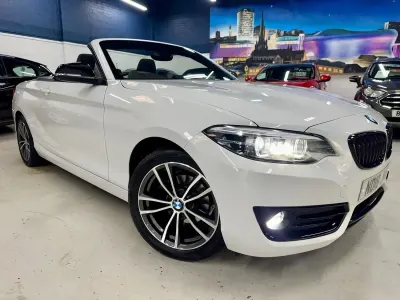Used BMW 218 Sport Line 2018 White Cabriolet