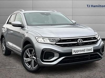 Silver Used 2023 VW T-Roc R-line SUV | £24,995 (Fair price)
