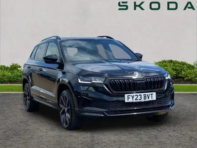 Used Skoda Karoq SportLine 150 HP (110 kW) 2023 Black SUV