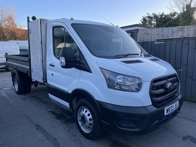 Used Ford Transit 130 HP (95 kW) 2022 White Cabriolet