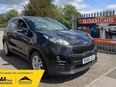 Begagnad Kia Sportage 115 HK (84 kW) 2017 Svart SUV