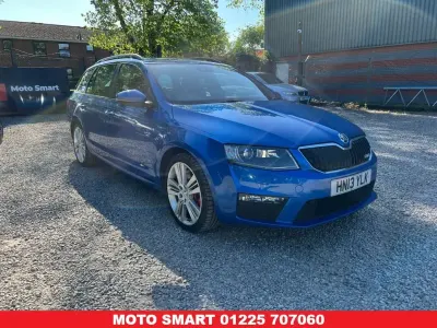 Used Skoda Octavia vRS 220 HP (161 kW) 2013 Blue Estate