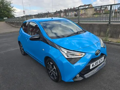 Used Toyota Aygo Trend 72 HP (52 kW) 2019 Blue Hatchback