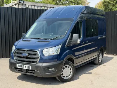 Used Ford Transit Trend 170 HP (125 kW) 2020 Blue Van