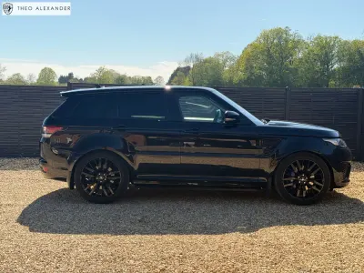 Begagnad Land Rover Range Rover SVR 550 HK (404 kW) 2016 Svart SUV