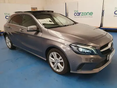 Used Mercedes A200 Premium Plus 136 HP (100 kW) 2017 Grey Hatchback