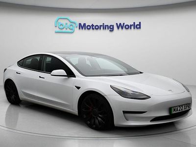 Used Tesla Model 3 Performance 461 kW (627 HP) 2022 White Sedan