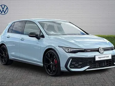 Used VW Golf VIII GTI 265 HP (194 kW) 2026 Crystal ice blue metallic Hatchback