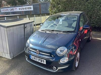 Used Fiat 500 Lounge 69 HP (50 kW) 2017 Blue Hatchback