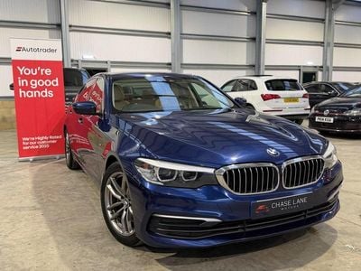 Blue Used 2018 BMW 520 Efficient Dynamics Sedan | £11,595 (Good price)