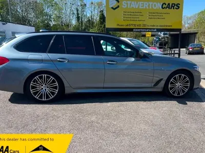 Used BMW 520 M Sport 187 HP (137 kW) 2017 Blue Estate