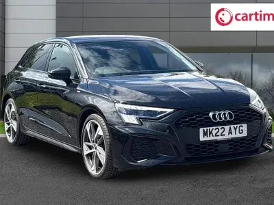 Usado Audi A3 Comfort 150 HP (110 kW) 2022 Preto Sedan