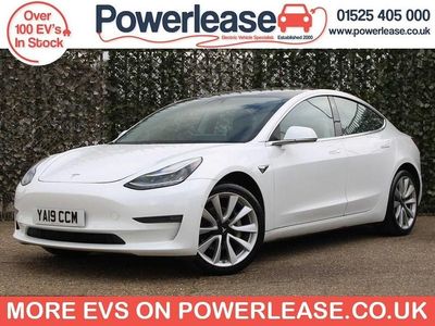 Used Tesla Model 3 Standard Range Plus 177 kW (241 HP) 2019 White Sedan