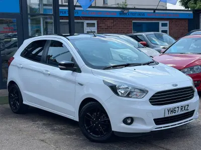 Used Ford Ka Plus Zetec 85 HP (62 kW) 2017 White Hatchback