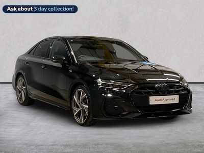 Used Audi A3 Black Edition 150 HP (110 kW) 2025 Black Sedan