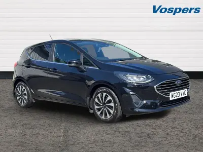 Used Ford Fiesta Titanium 125 HP (91 kW) 2023 Black Hatchback