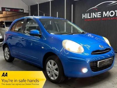 Used Nissan Micra Acenta 80 HP (58 kW) 2011 Blue Hatchback
