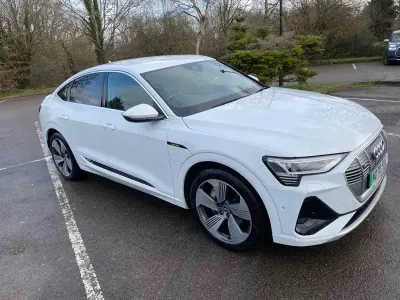 Usado Audi e-tron S-Line 300 kW (408 HP) 2020 Branco SUV