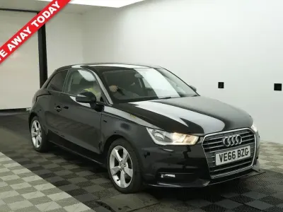 Used Audi A1 Sport 116 HP (85 kW) 2016 Black Hatchback