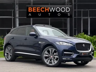 Begagnad Jaguar F-Pace S 300 HK (220 kW) 2017 Blå SUV