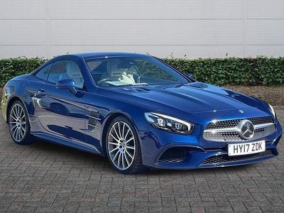 Used Mercedes SL400 AMG line 2017 Blue Cabriolet