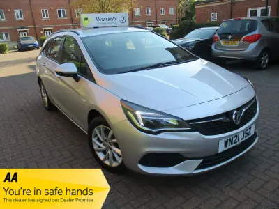 Used Vauxhall Astra 110 HP (80 kW) 2021 Silver Estate