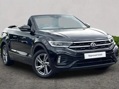 Used VW T-Roc Cabriolet R-line 150 HP (110 kW) 2022 Black Cabriolet