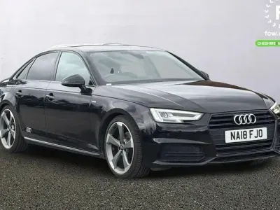 Used Audi A4 Black Edition 150 HP (110 kW) 2018 Black Sedan