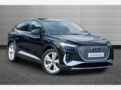 Used Audi Q4 e-tron S-Line 150 kW (204 HP) 2023 Black SUV