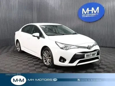 Used Toyota Avensis Business Edition 112 HP (82 kW) 2017 White Sedan