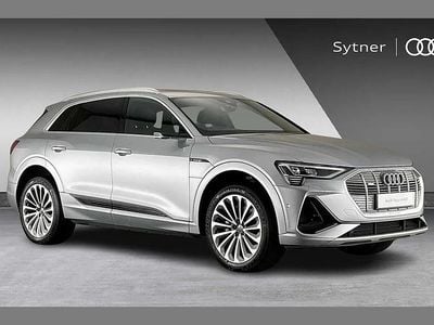 Silver Used 2020 Audi e-tron S-Line SUV | £23,500 (A bit pricey)