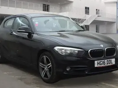 Used BMW 118 Sport Line 150 HP (110 kW) 2016 Black Hatchback