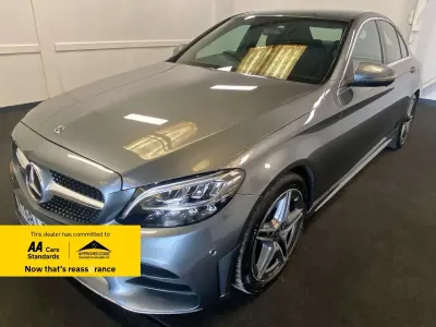 Used Mercedes C200 AMG line 2018 Grey Sedan