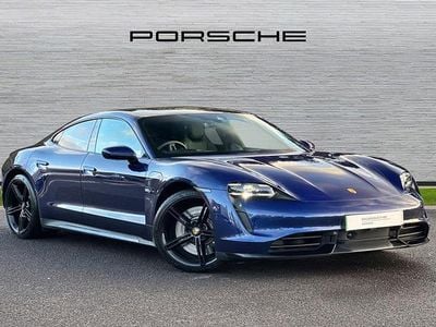Used Porsche Taycan 500 kW (680 HP) 2023 Gentian blue Sedan